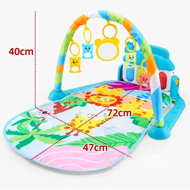 Tapis d’éveil musical avec piano lumineux et arches de jeux – Jouet interactif bébé - Nid’Éveil