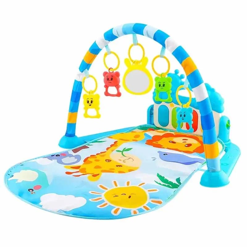 Tapis d’éveil musical avec piano lumineux et arches de jeux – Jouet interactif bébé - Nid’Éveil
