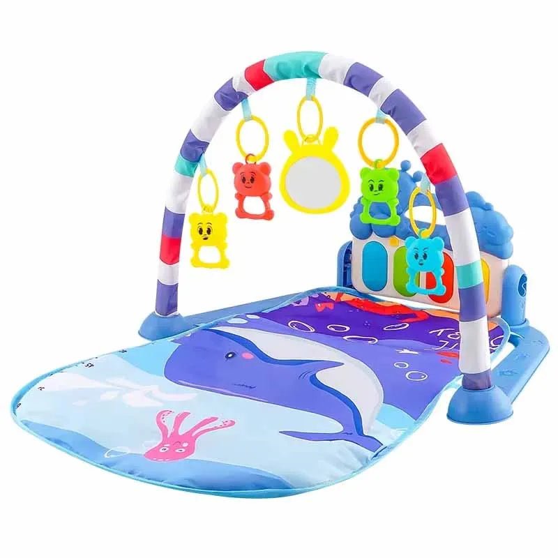 Tapis d’éveil musical avec piano lumineux et arches de jeux – Jouet interactif bébé - Nid’Éveil