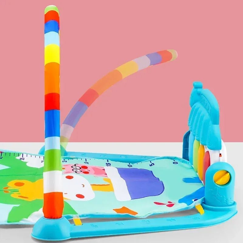 Tapis d’éveil musical avec piano lumineux et arches de jeux – Jouet interactif bébé - Nid’Éveil