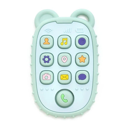 Téléphone éducatif en silicone pour bébé – Jouet d’éveil musical et sensoriel - Nid’Éveil