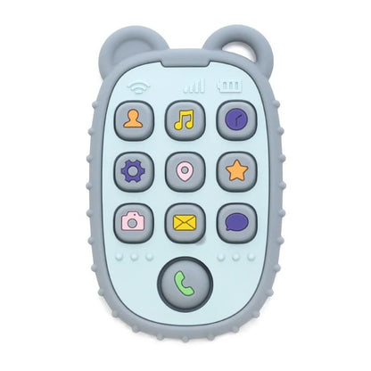 Téléphone éducatif en silicone pour bébé – Jouet d’éveil musical et sensoriel - Nid’Éveil