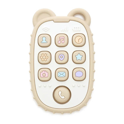 Téléphone éducatif en silicone pour bébé – Jouet d’éveil musical et sensoriel - Nid’Éveil