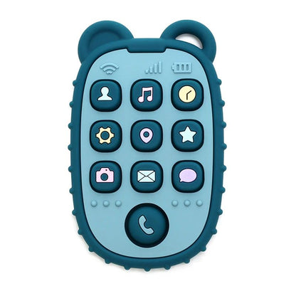 Téléphone éducatif en silicone pour bébé – Jouet d’éveil musical et sensoriel - Nid’Éveil