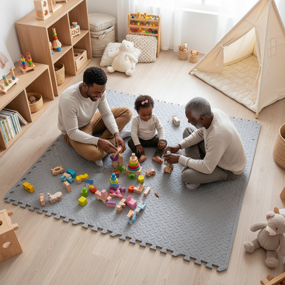 Tapis d’Éveil Bébé en Mousse – Dalles Puzzle Antidérapantes Nid’Éveil - Nid’Éveil