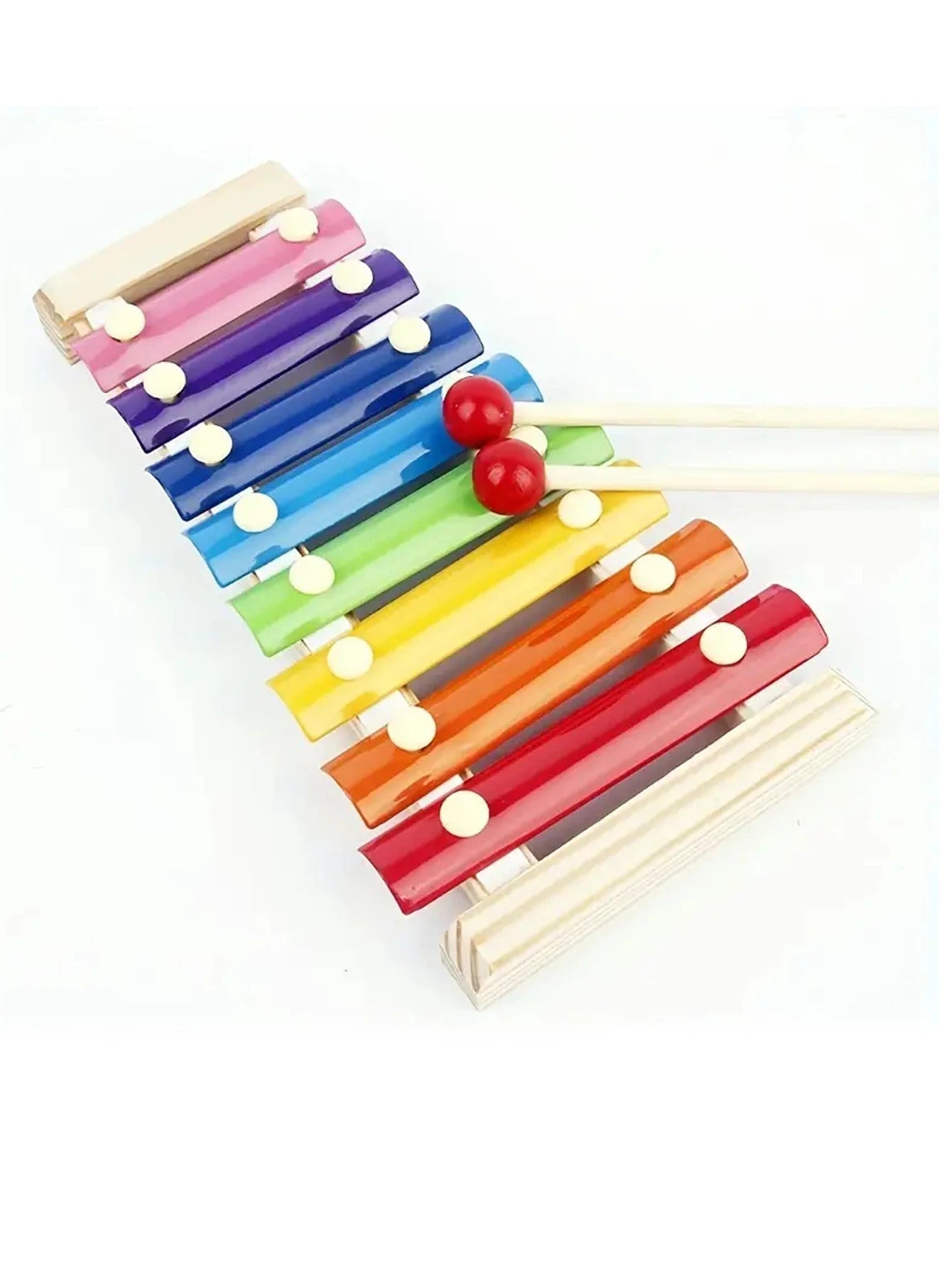 Xylophone Éveil Bébé en Bois Arc - en - Ciel – Jouet Musical Éducatif et Sensoriel - Nid’Éveil
